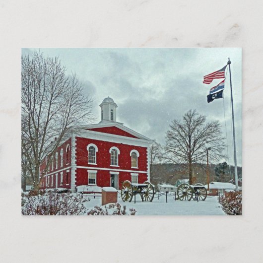 Iron Landkreis Courthouse Postkarte (Vorderseite)