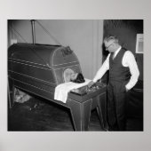 Iron Lung Therapy, 1930er Poster (Vorne)