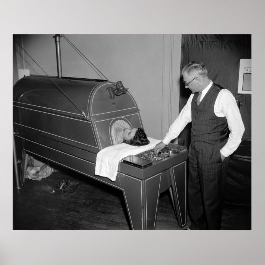 Iron Lung Therapy, 1930er Poster (Vorne)