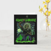 Iron Maiden - Eddie Halloween Karte (Gelbe Blume)