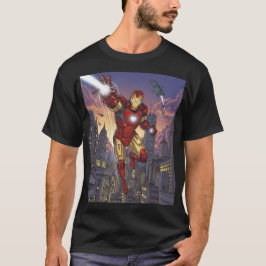 Iron Man – Arc Reactor City Flight T-Shirt