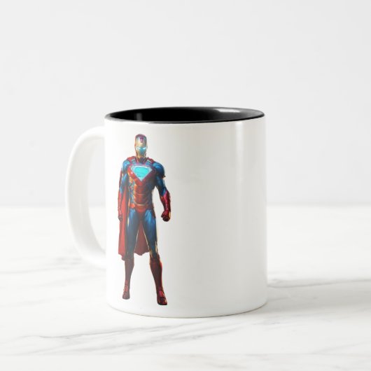 Iron Man - Elemental Heroics Apparel Zweifarbige Tasse (Vorderseite Links)