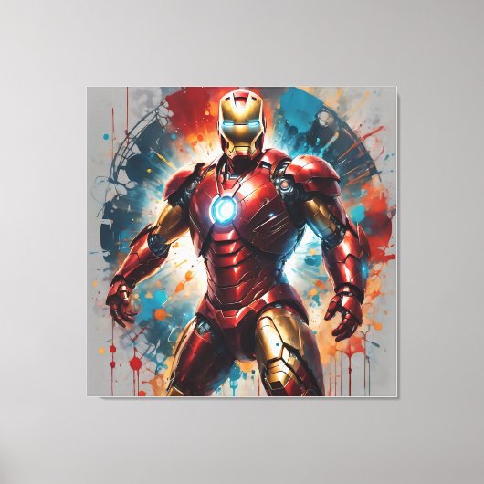 Iron Man Leinwand (Vorderseite)