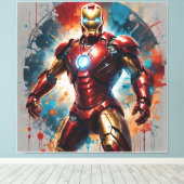 Iron Man Leinwand (Insitu (Holzboden))
