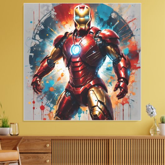 Iron Man Leinwand (Insitu (Wohnzimmer))