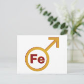 Iron Man Postkarte (Stehend Vorderseite)