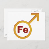 Iron Man Postkarte (Vorne/Hinten)