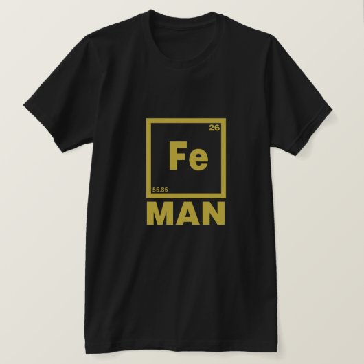 Iron Man T - Shirt | Fe Man T Shirt (Design vorne)