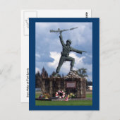 Iron Mike at Fort Lewis Postkarte (Vorne/Hinten)