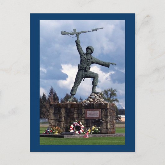 Iron Mike at Fort Lewis Postkarte (Vorderseite)