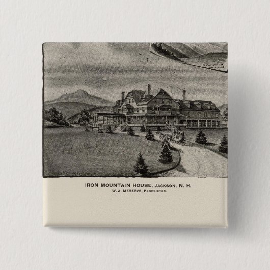 Iron Mountain House, Jackson, NH Button (Vorderseite)