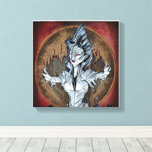 Iron Phantom Leinwanddruck (Insitu (Holzboden))