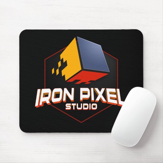 Iron Pixel Full Color Mousepad (Mit Mouse)