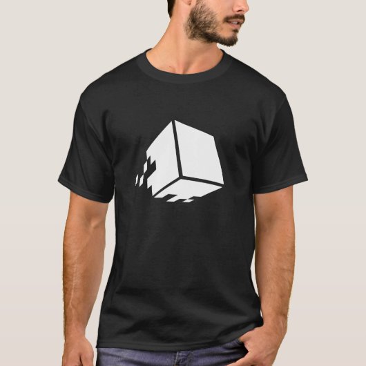 Iron Pixel Icon T - Shirt - Schwarz (Vorderseite)