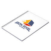 Iron Pixel Spiral Foto Notebook Notizblock (Linke Seite)