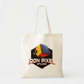 Iron Pixel Tote Bag Tragetasche (Vorne)