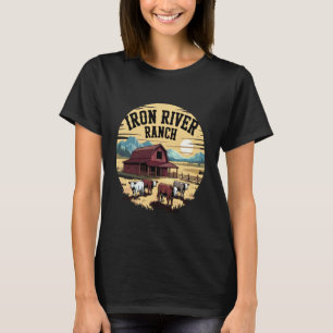 Iron River Ranch Western Farm Rindvieh Viehbestand T-Shirt
