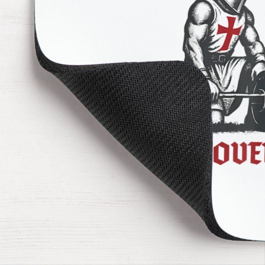 Iron Sharpens Iron Bible Scripture Christian Gym W Mousepad (Ecke)