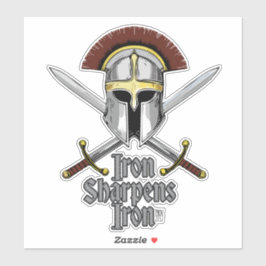 Iron Sharpens Iron Essential Christlich Inspiratio Aufkleber