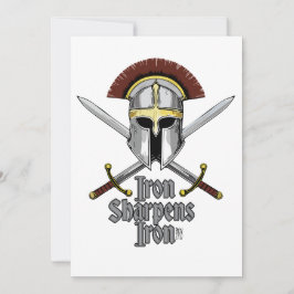 Iron Sharpens Iron Essential Christlich Inspiratio Einladung