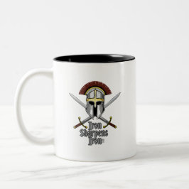 Iron Sharpens Iron Essential Christlich Inspiratio Zweifarbige Tasse