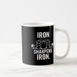 Iron Sharpens Iron - Gym Art Weightlift Design Kaffeetasse