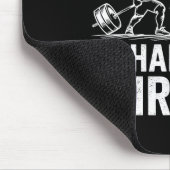 Iron Sharpens Iron - Gym Art Weightlift Design Mousepad (Ecke)