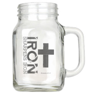Iron Sharpens Iron - Mason Jar Einmachglas