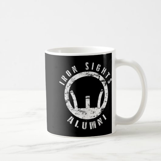 Iron Sights Alumni Boot Camp Shooting Marksmanship Kaffeetasse (Rechts)