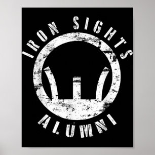 Iron Sights Alumni Boot Camp Shooting Marksmanship Poster