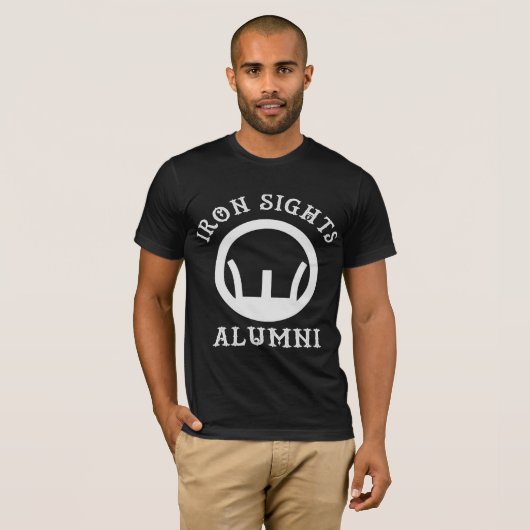 Iron Sights Alumni ©WhiteTigerLLC.com T-Shirt (Vorne ganz)