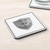 Iron Sommelier Wine Lover Getränkeuntersetzer (Linke Seite)