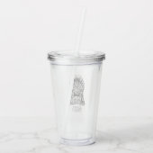 Iron Throne Icon Acryltrinkbecher (Rückseite)