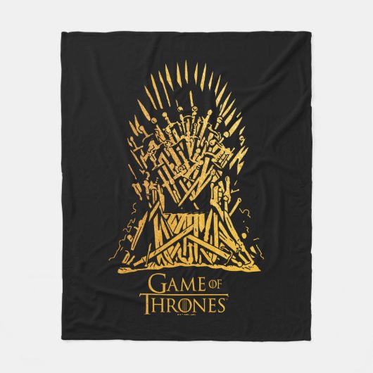 Iron Throne Icon Fleecedecke (Vorderseite)