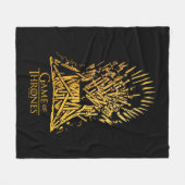 Iron Throne Icon Fleecedecke (Vorderseite (Horizontal))