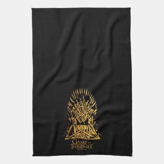 Iron Throne Icon Geschirrtuch (Vertikal)