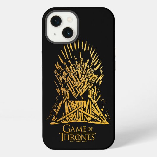 Iron Throne Icon iPhone Hülle (Rückseite)