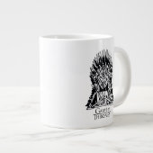 Iron Throne Icon Jumbo-Tasse (Vorderseite Rechts)
