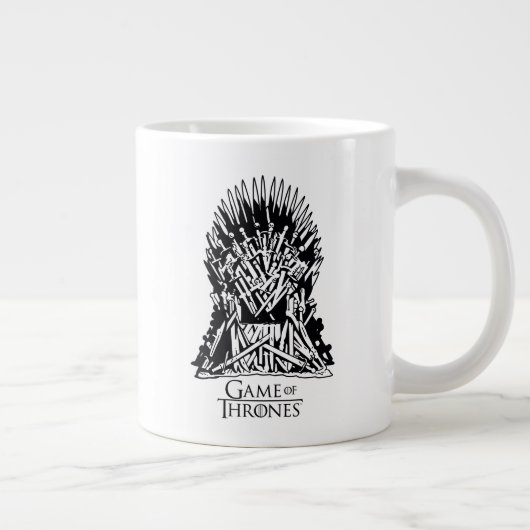 Iron Throne Icon Jumbo-Tasse (Rechts)
