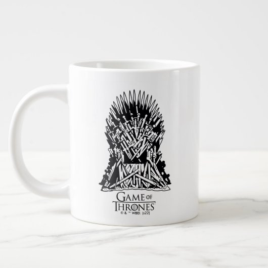 Iron Throne Icon Jumbo-Tasse (Links)