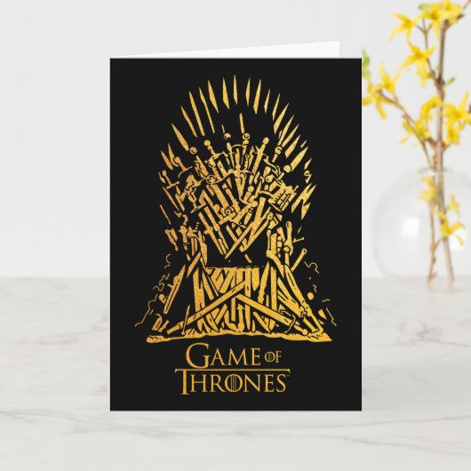 Iron Throne Icon Karte (Gelbe Blume)