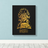 Iron Throne Icon Leinwanddruck (Insitu (Holzboden))