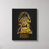 Iron Throne Icon Leinwanddruck (Vorderseite)