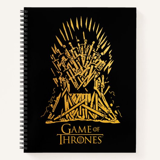 Iron Throne Icon Notizblock (Vorderseite)