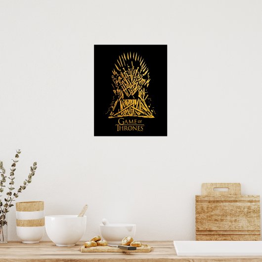 Iron Throne Icon Poster (Küche)