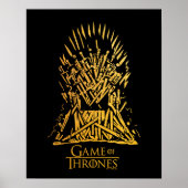 Iron Throne Icon Poster (Vorne)