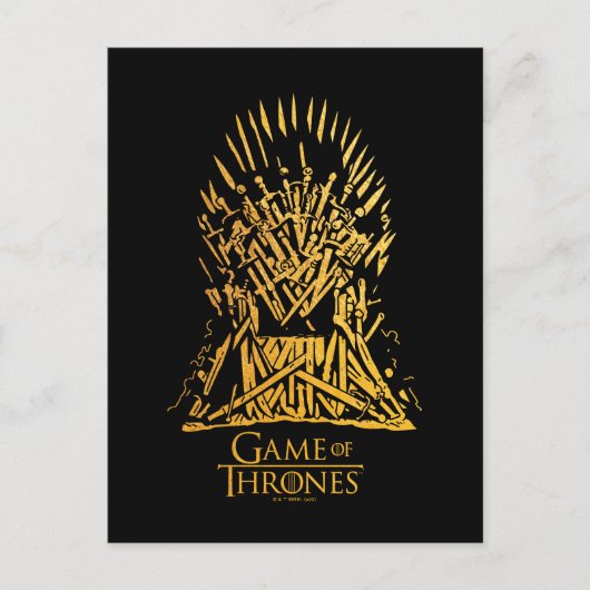 Iron Throne Icon Postkarte (Vorderseite)