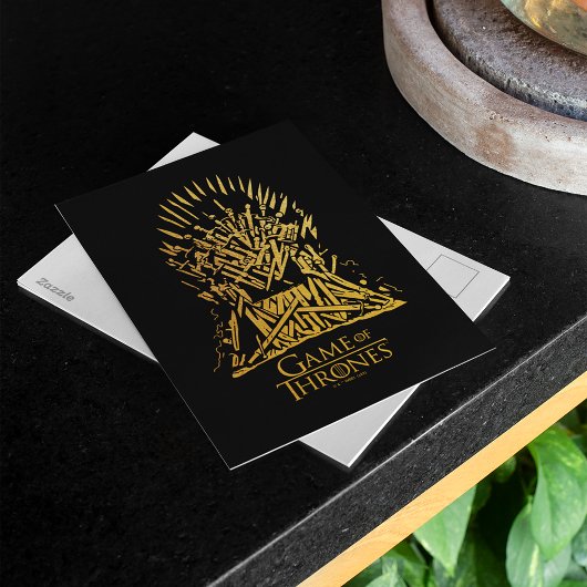Iron Throne Icon Postkarte