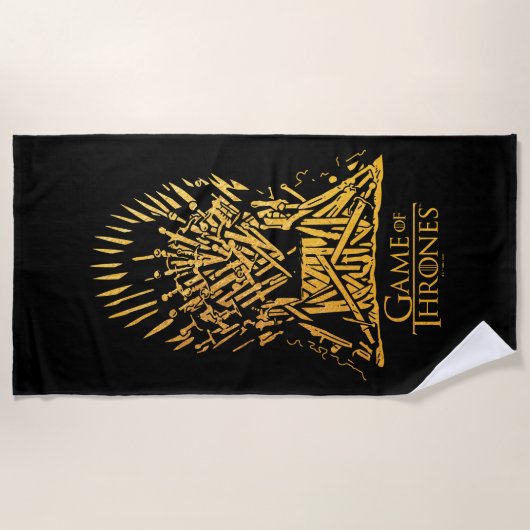 Iron Throne Icon Strandtuch (Vorderseite)