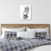 Iron Throne Toilet – Funny Game of Thrones Leinwanddruck (Insitu (Schlafzimmer))